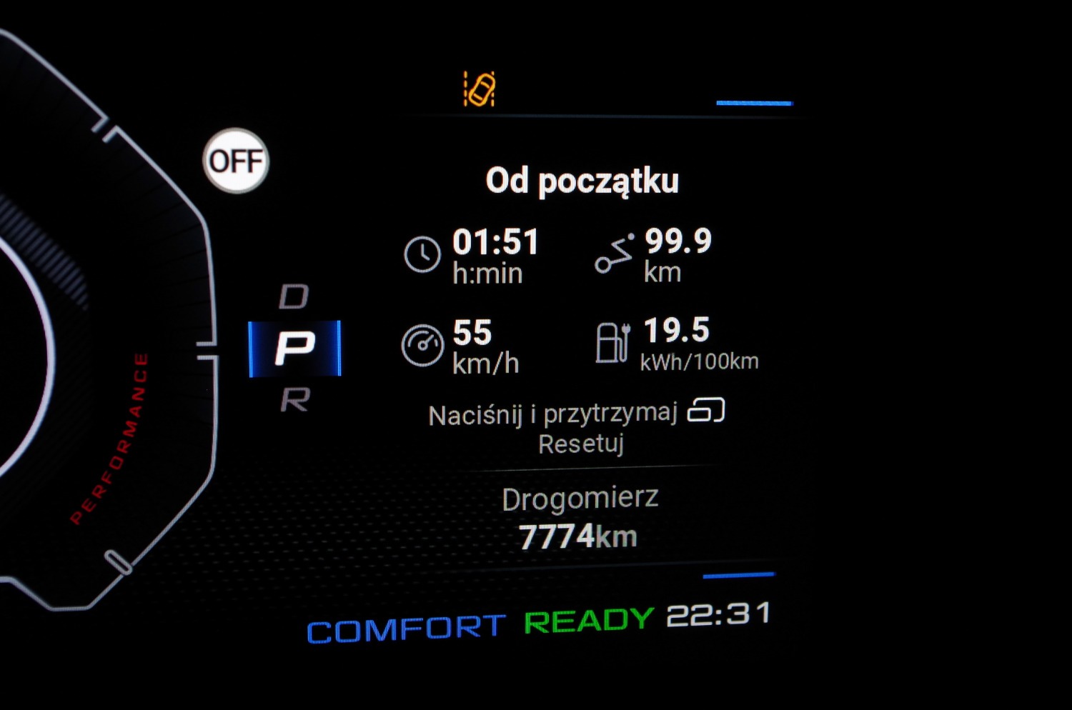 MG-Cyberster-zuzycie-energii-na-trasie-pomiarowej