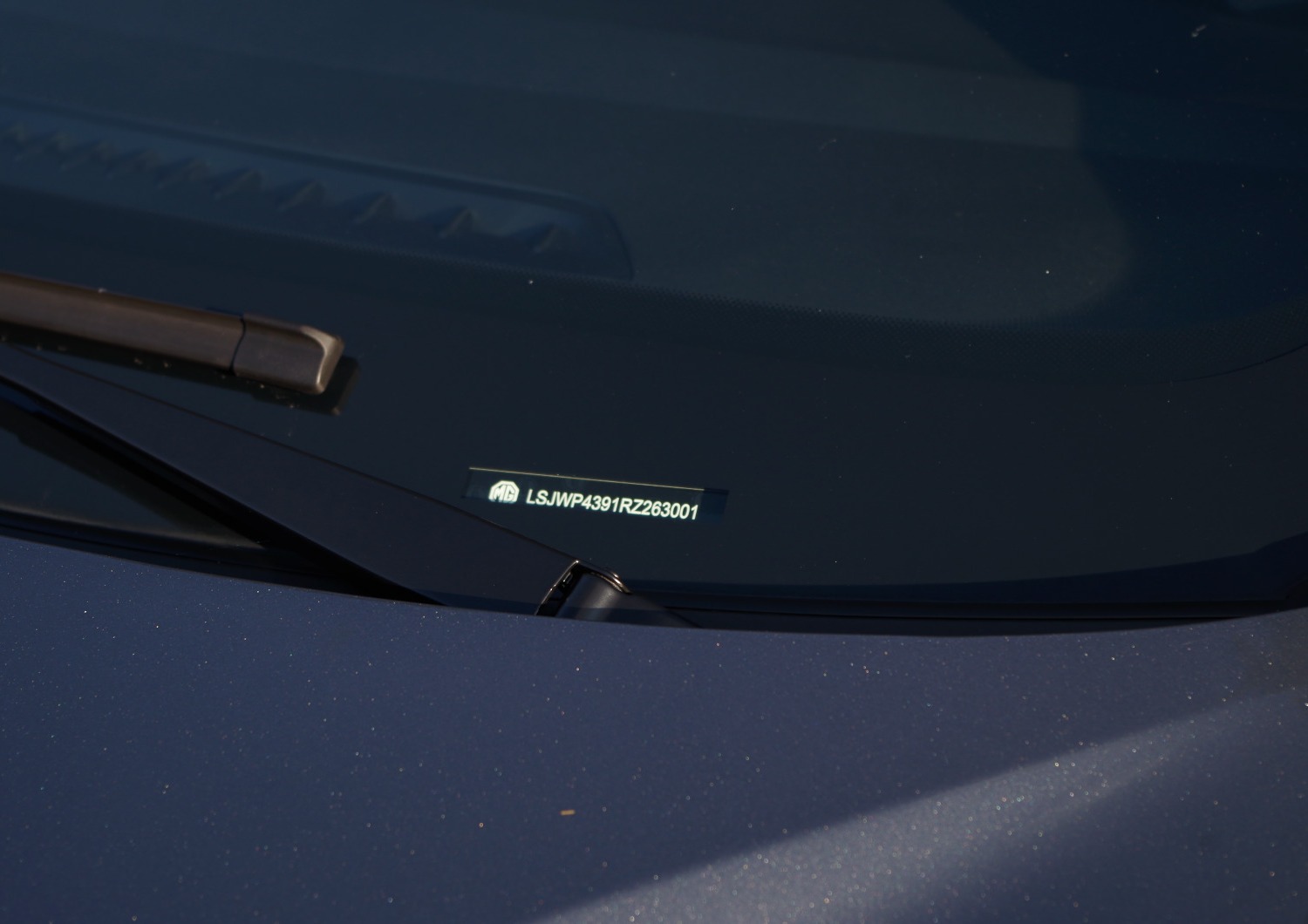 MG3-Hybrid-Exclusive-numer-VIN